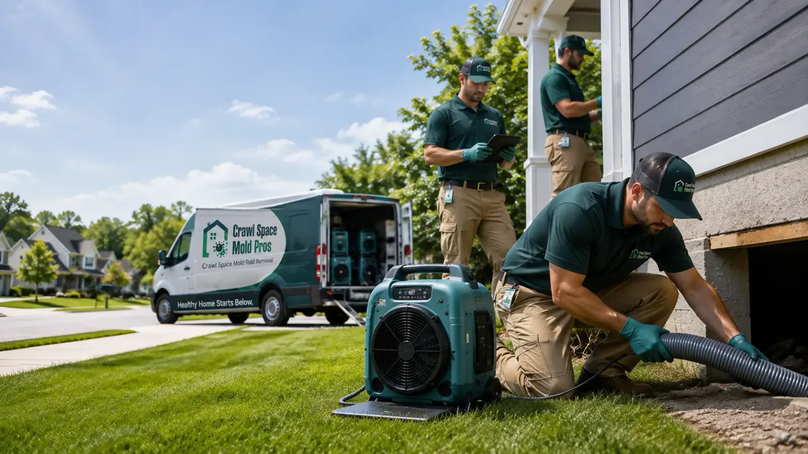 Crawl Space Mold Removal in Hellertown, PA
